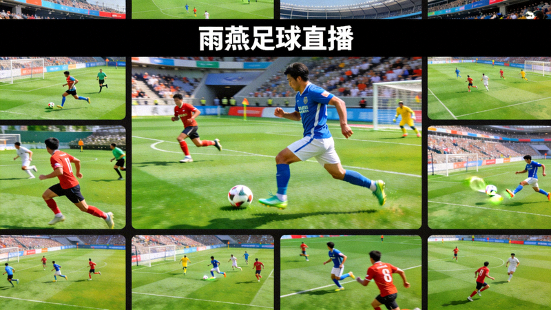 雨燕足球直播画面展示多场比赛同时播放